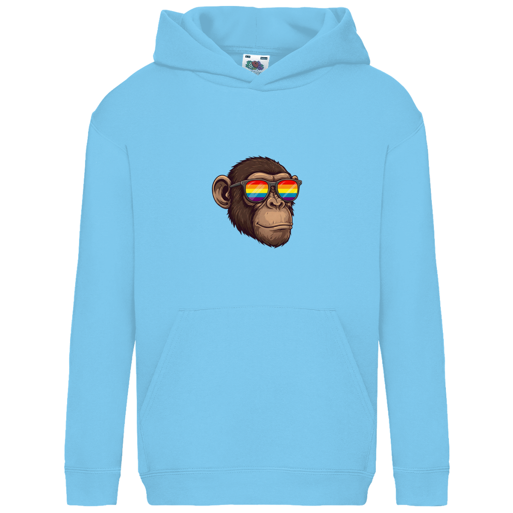 Kids Basic Kaputzenpullover Print "Pride Monkey"