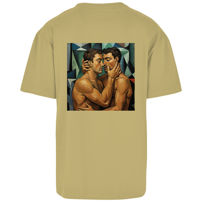 Oversize T-Shirt mit Kuss Print im Stil von Pablo Picasso