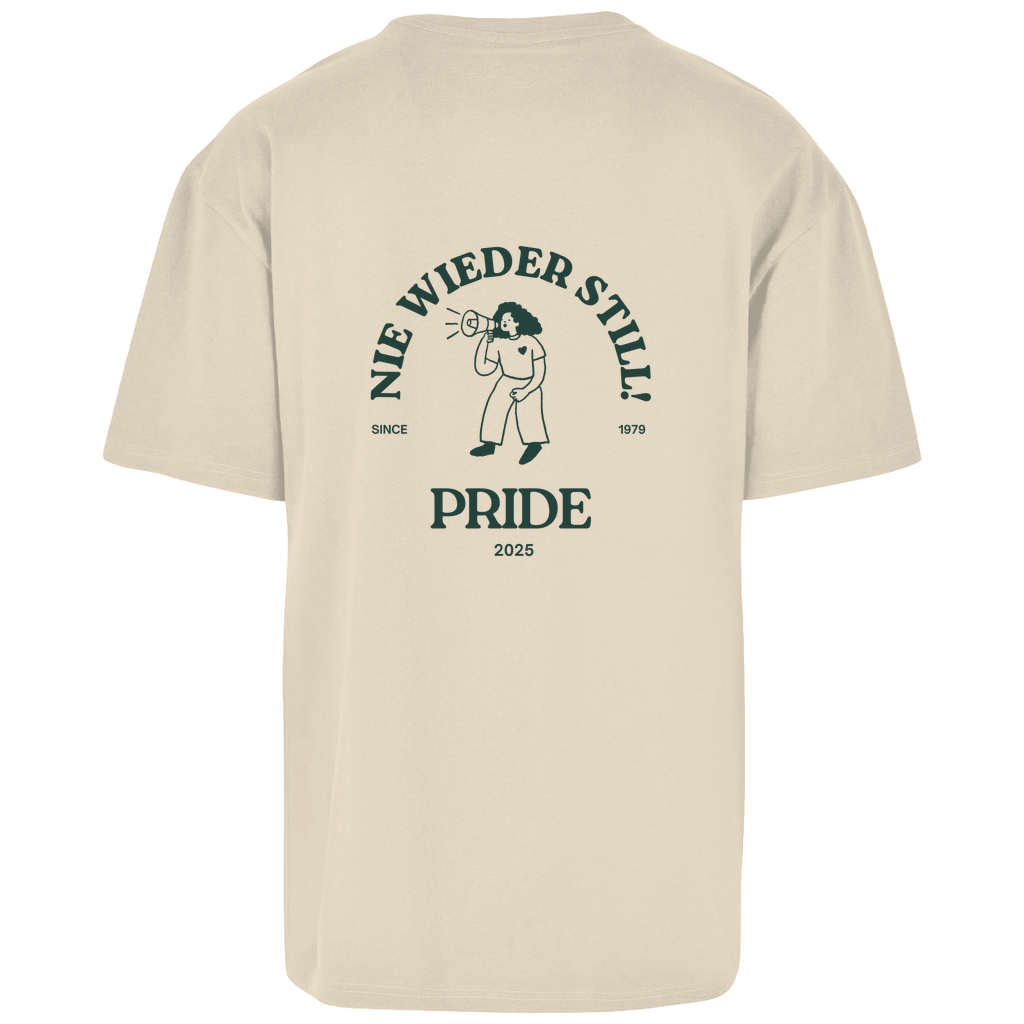 Oversize T-Shirt "Nie wieder still! 2025"