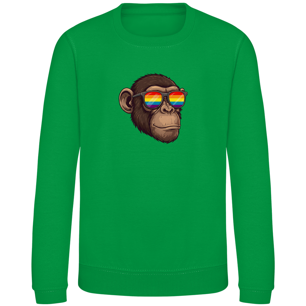 Kinder Sweatshirt Print "Pride Monkey"