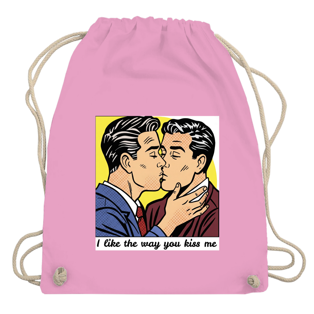 Pride Beutel mit Kuss Print im Stil von Roy Lichtenstein