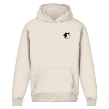 Oversize Hoodie ohne Kordel "Ying und Yang"