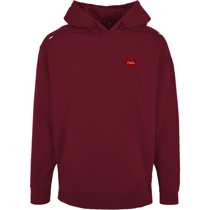 Oversize Hoodie mit Kordel "Pride Herz"