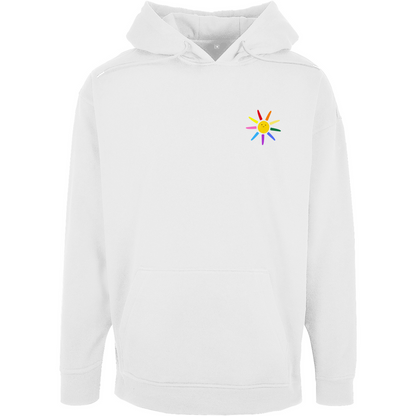 Oversize Hoodie mit Kordel und Print "Sunny Day"