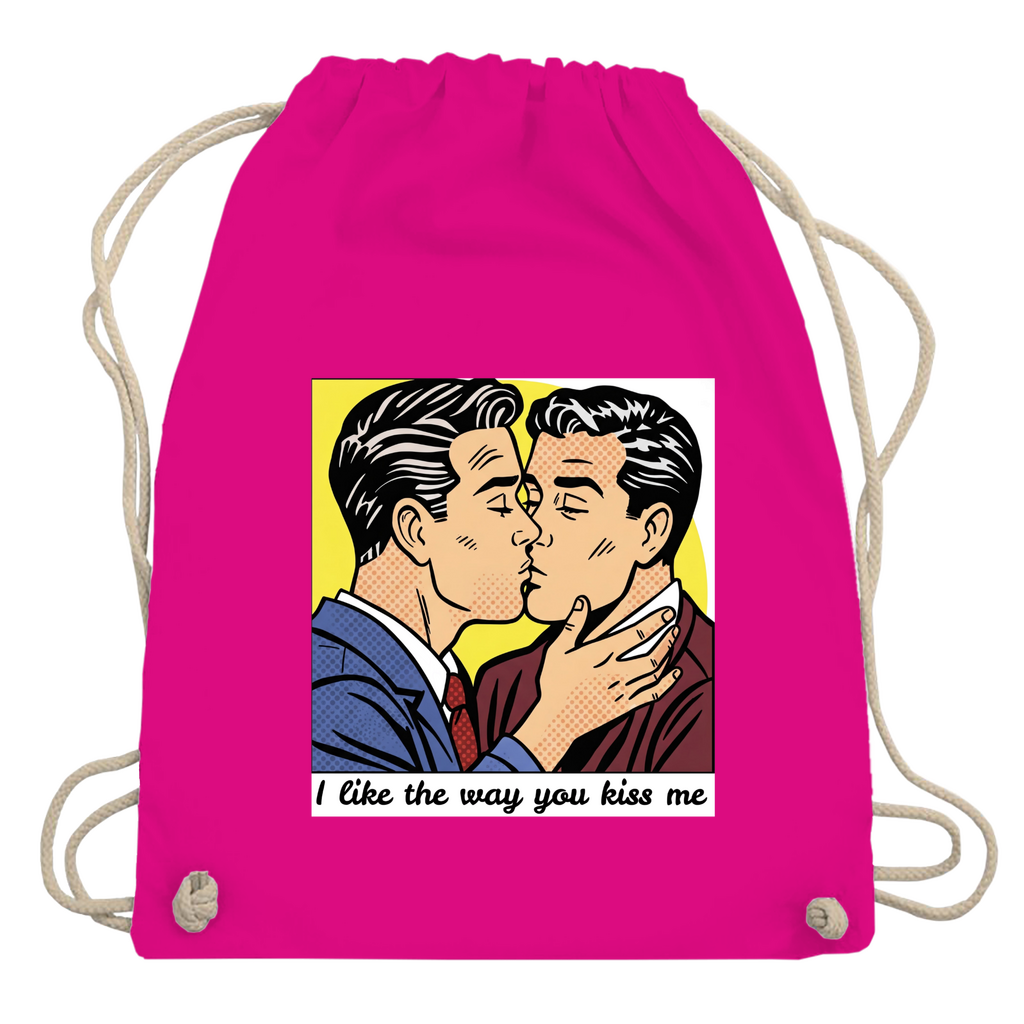Pride Beutel mit Kuss Print im Stil von Roy Lichtenstein
