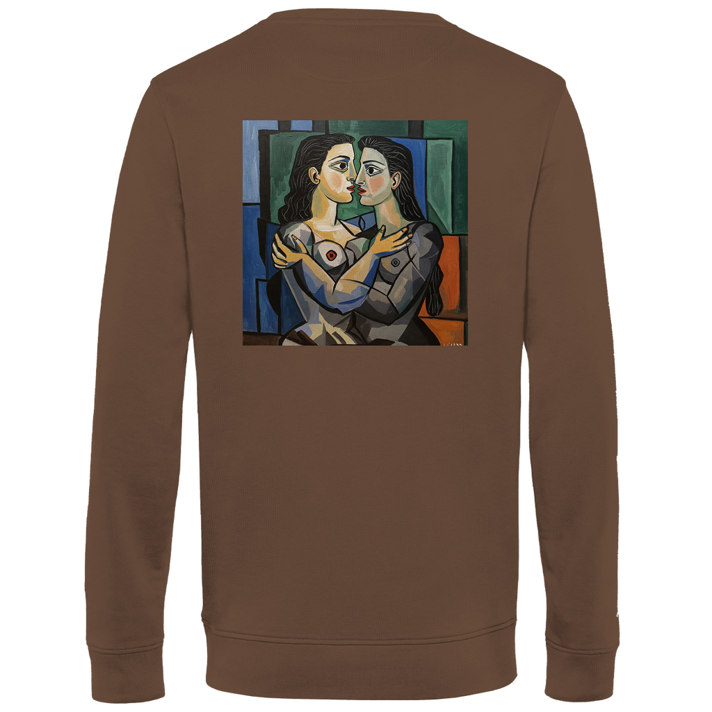 Pullover mit Kuss Print im Stil von Pablo Picasso