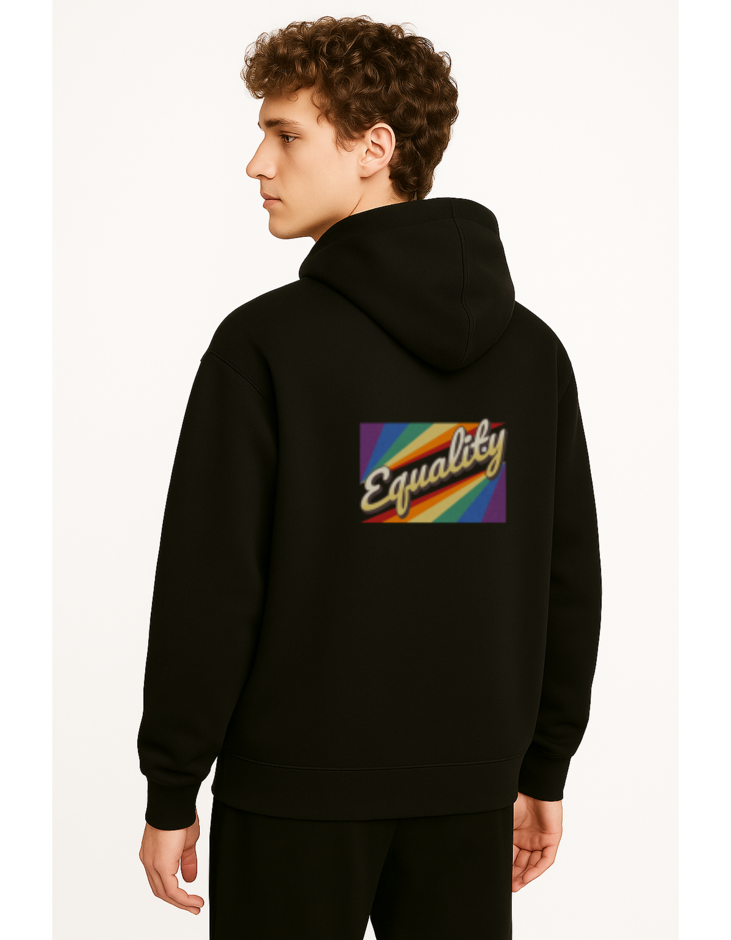Oversize Hoodie mit Korde  "Equality"