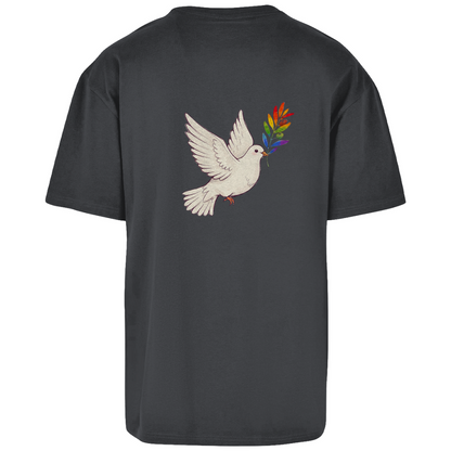 Oversize T-Shirt Friedenstaube Pride Edition
