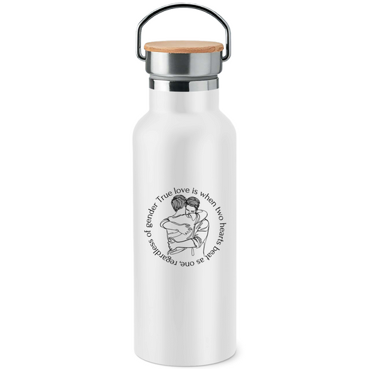 Edelstahl-Trinkflasche "True Love" Men