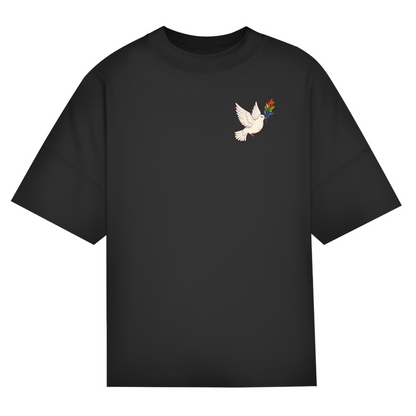 Oversize Classic T-Shirt  "Friedenstaube Pride Edition"