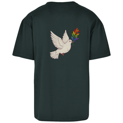 Oversize T-Shirt Friedenstaube Pride Edition
