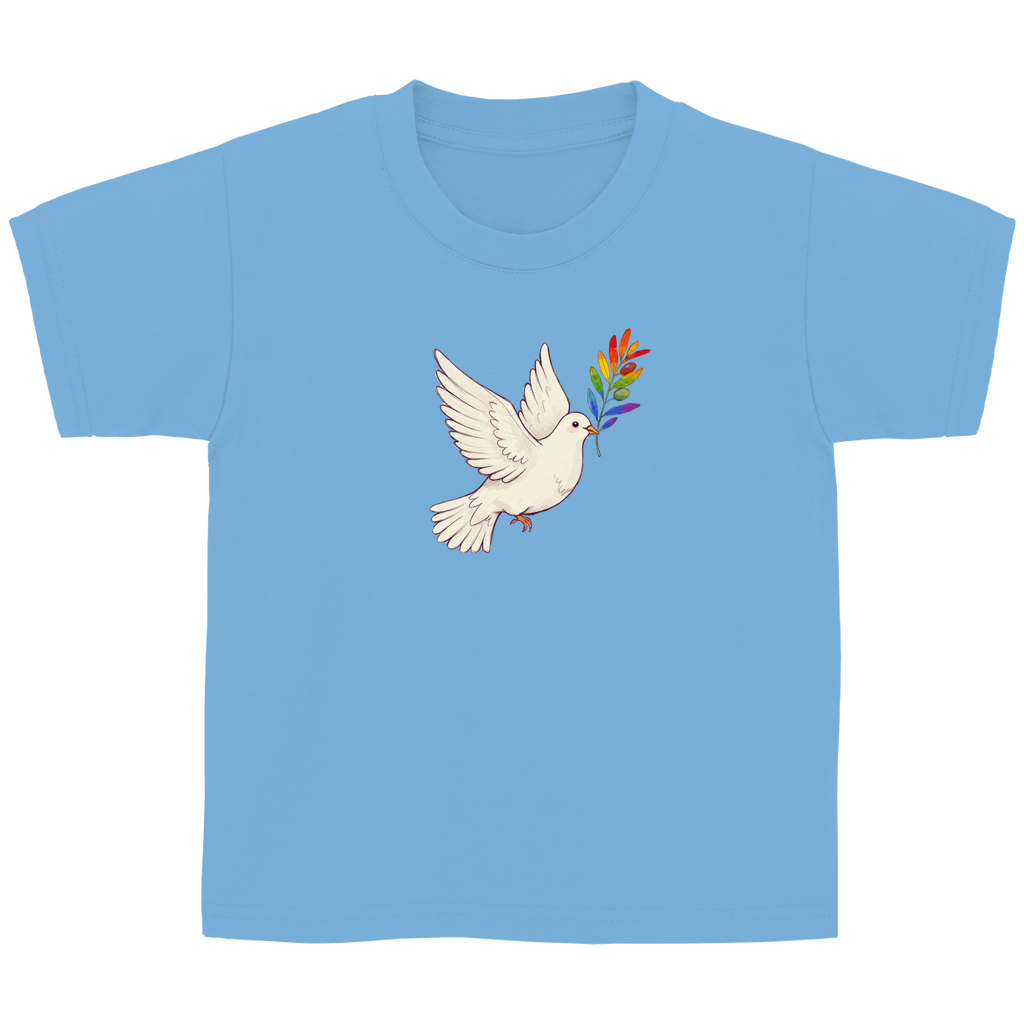 Kinder Basic Shirt "Friedenstaube Pride Edition"