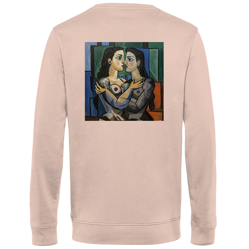 Pullover mit Kuss Print im Stil von Pablo Picasso
