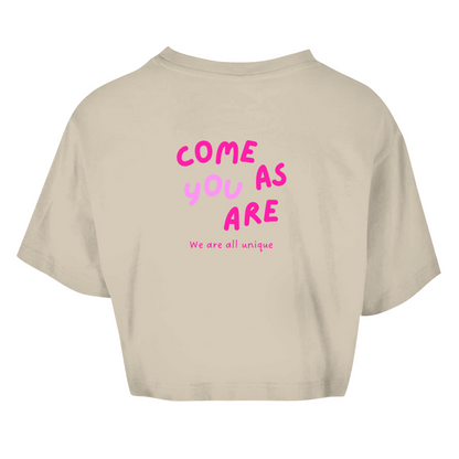 Oversize Crop Top "Come as you are"