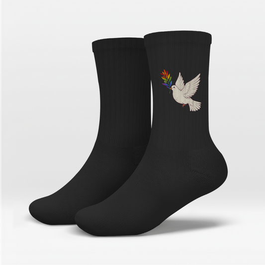 Socken "Friedenstaube Pride Edition"