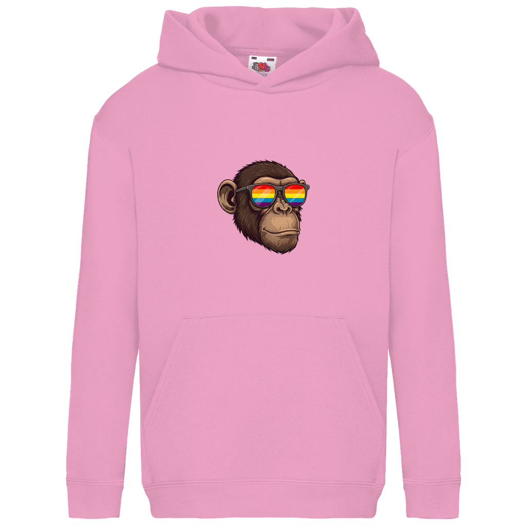 Kids Basic Kaputzenpullover Print "Pride Monkey"