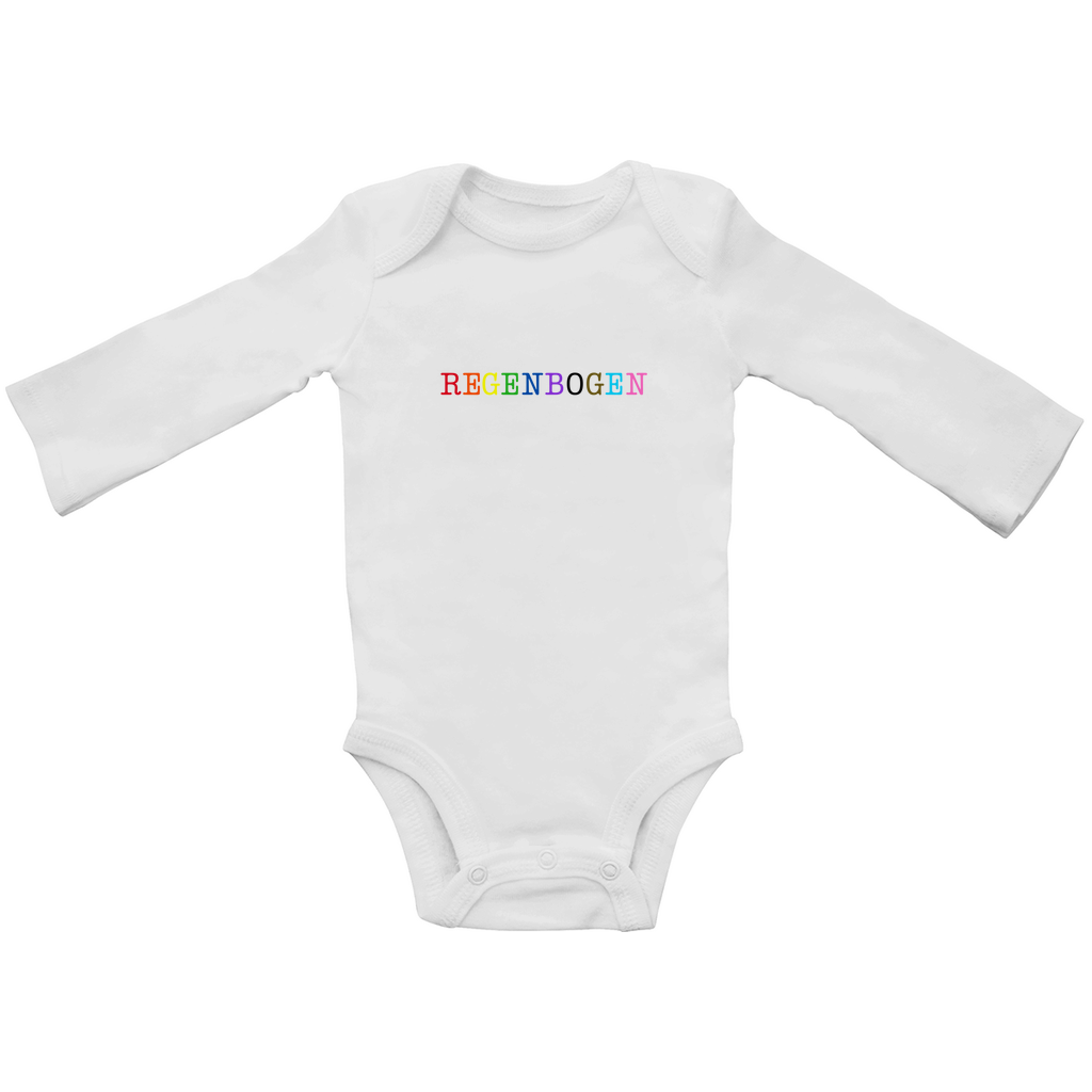 Baby Bio Body Langarm Print "Regenbogen"