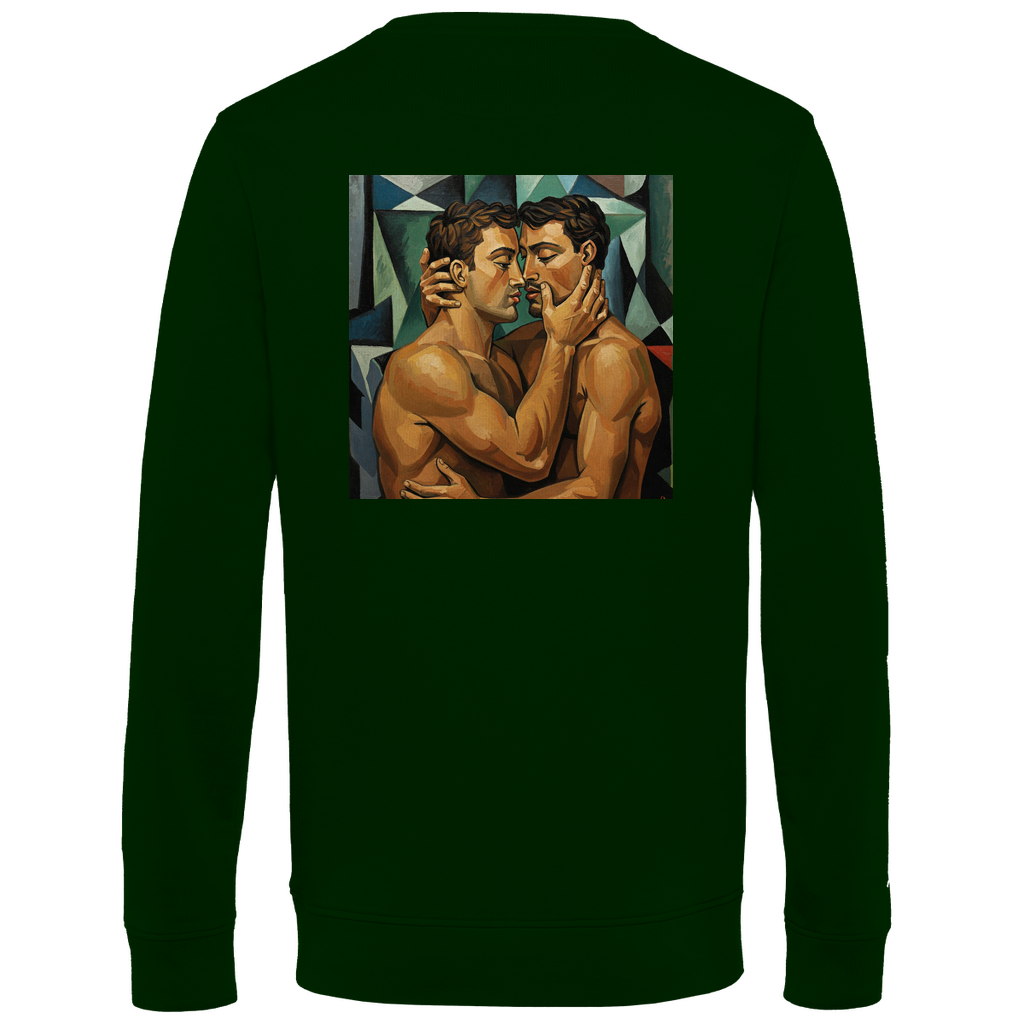 Pullover mit Kuss Print im Stil von Pablo Picasso