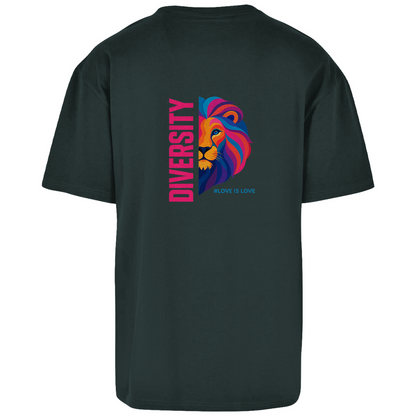 Oversize T-Shirt "DIVERSITY LION"