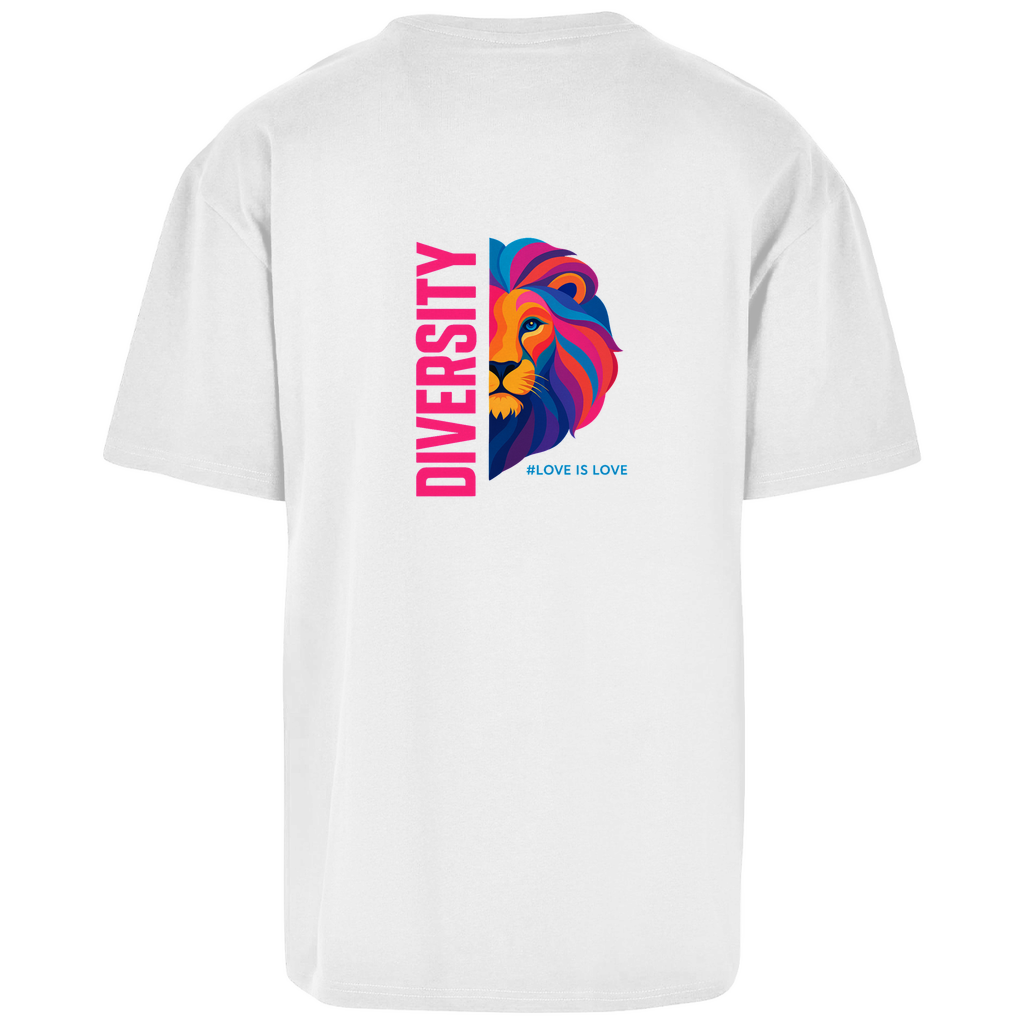 Oversize T-Shirt "DIVERSITY LION"