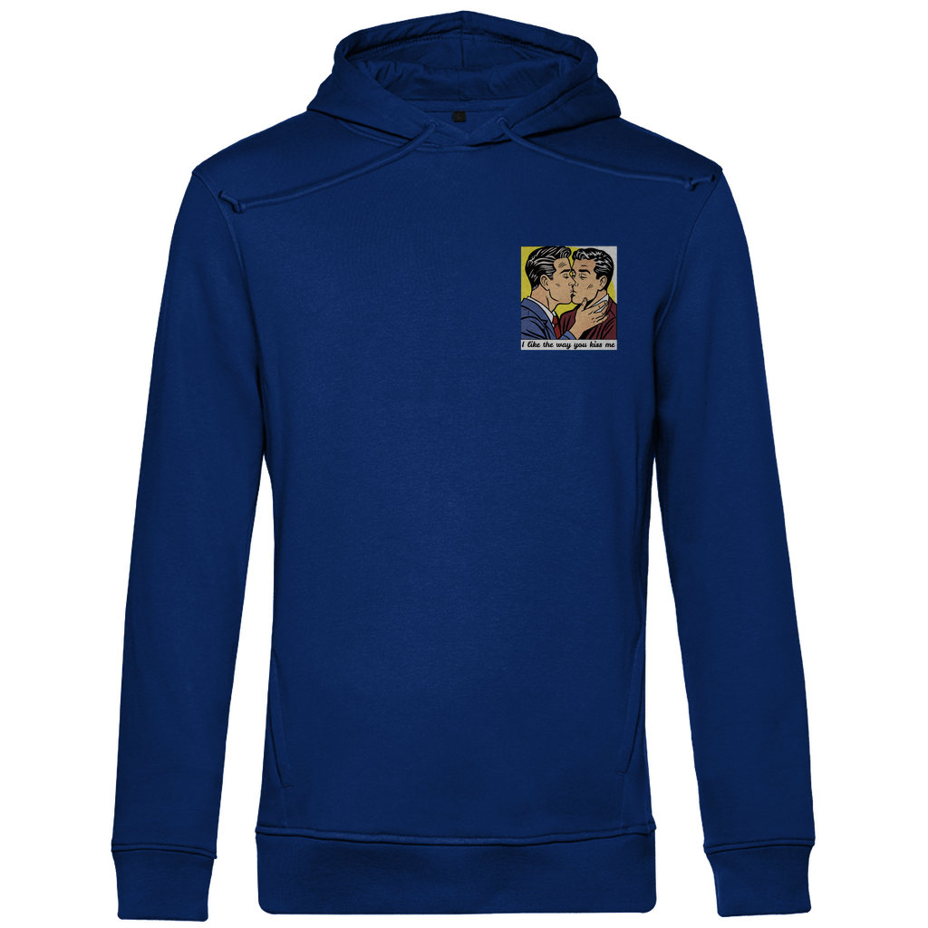 Hoodie mit Kordel und Kuss Print im Stil von Roy Lichtenstein