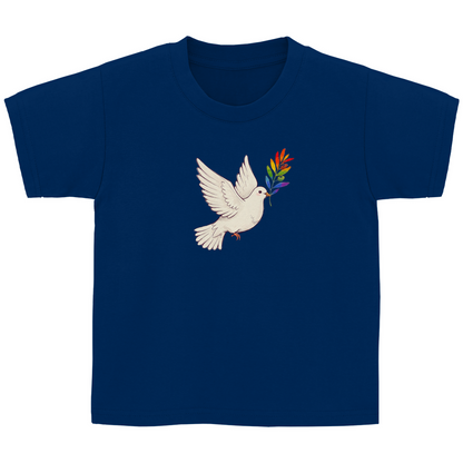 Kinder Basic Shirt "Friedenstaube Pride Edition"