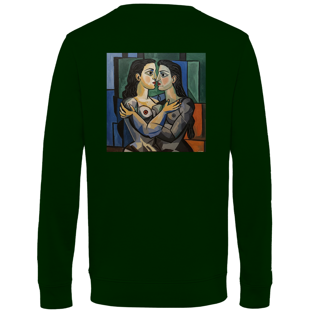 Pullover mit Kuss Print im Stil von Pablo Picasso
