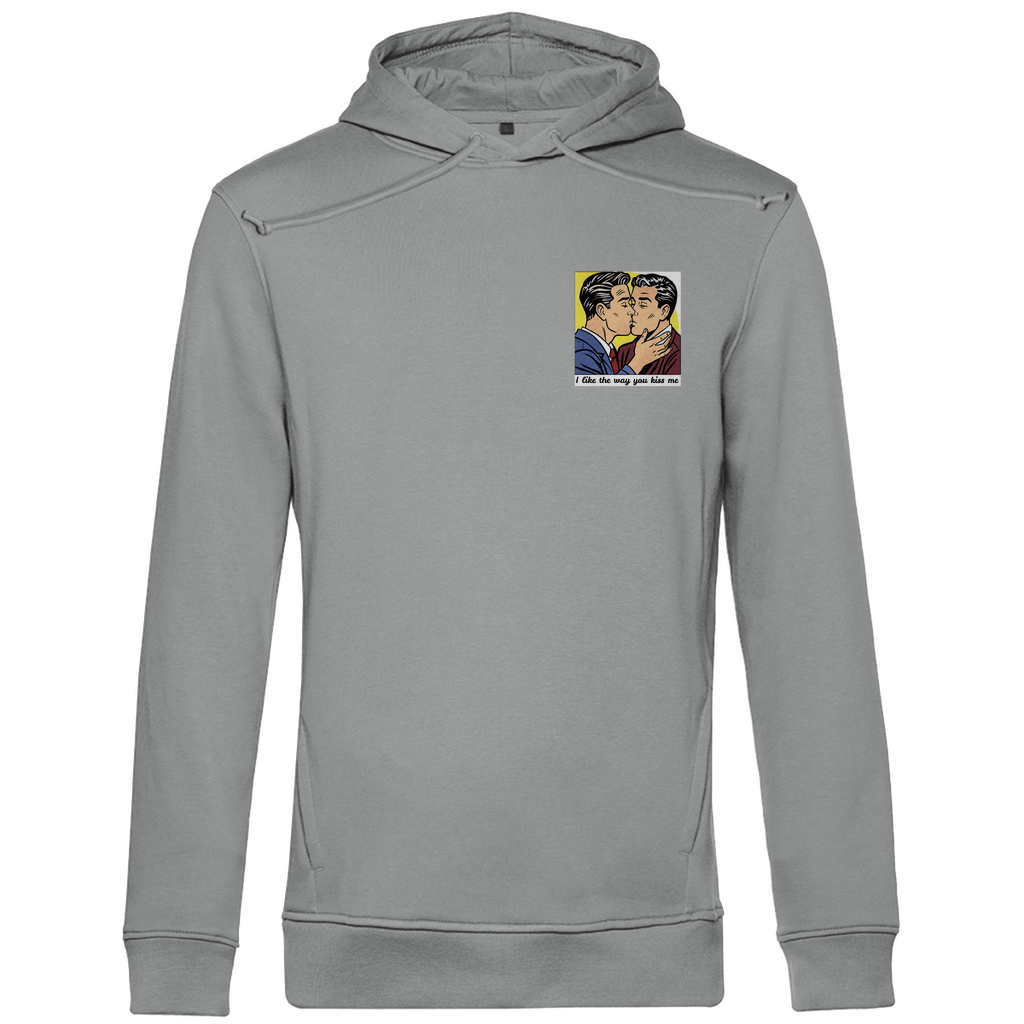 Hoodie mit Kordel und Kuss Print im Stil von Roy Lichtenstein