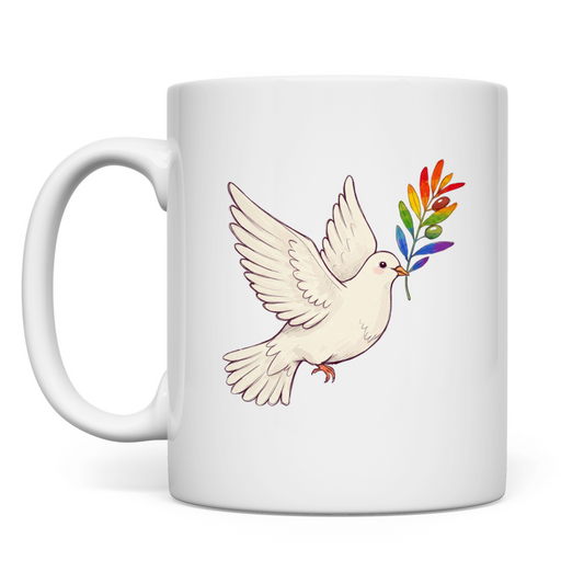 Tasse  "Friedenstaube Pride Edition"