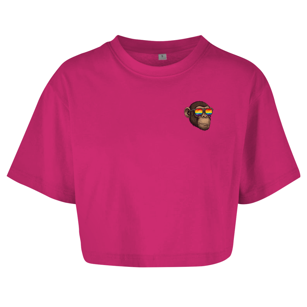 Oversize Crop Top "Pride Monkey"
