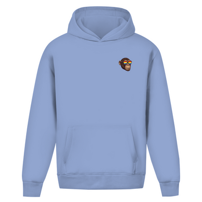 Oversize Hoodie ohne Kordel mit "Pride Monkey" Print