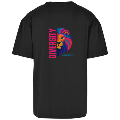 Oversize T-Shirt "DIVERSITY LION"