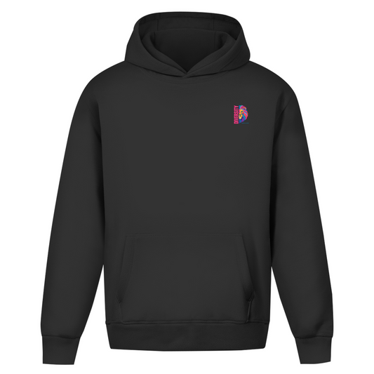 Oversize Hoodie ohne Kordel mit "DIVERSITY LION"
